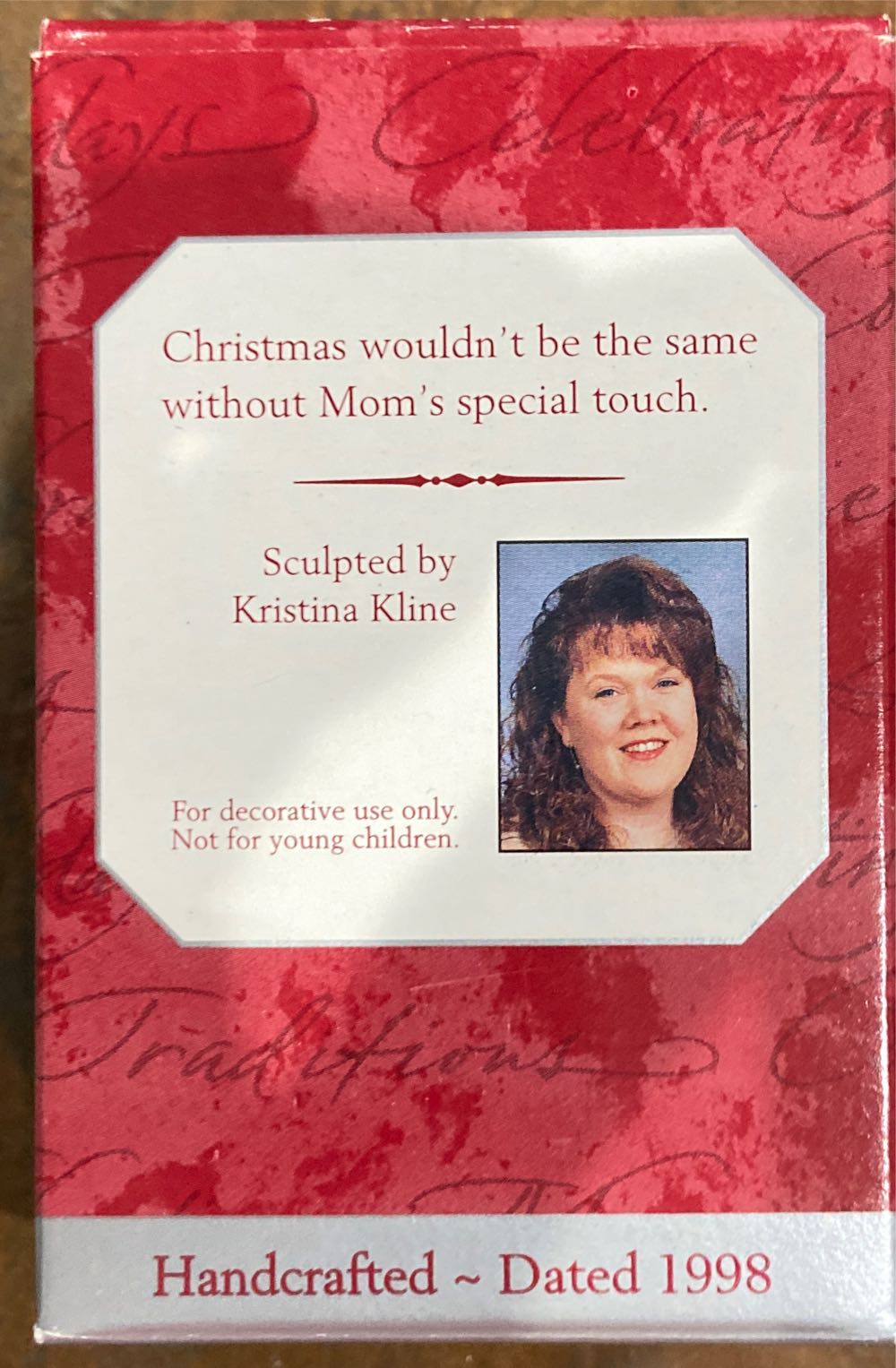 Mom - Mom And Dad (Mom) ornament collectible [Barcode 015012437713] - Main Image 2