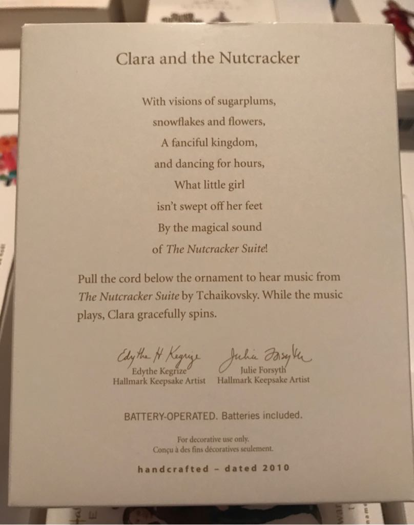 Clara And The Nutcracker - Hallmark Keepsake (Other) ornament collectible [Barcode 795902136543] - Main Image 2