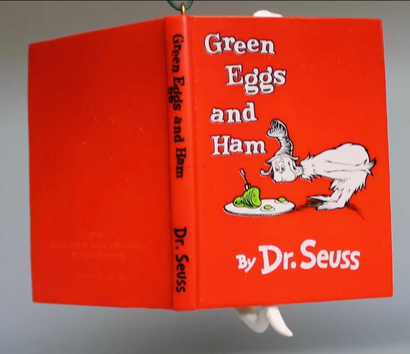 Dr. Suess:  Green Eggs And Ham - Dr. Seuss Books (Dr. Seuss) ornament collectible [Barcode 795902138516] - Main Image 3