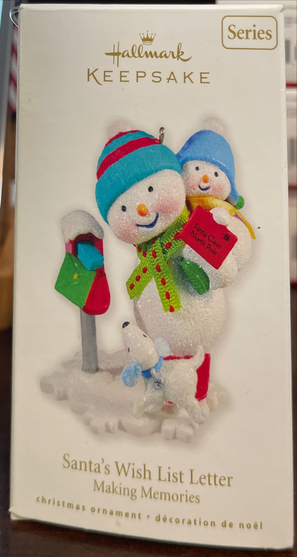 3rd Santa’s Wish List Letter - Making Memories (Series) ornament collectible [Barcode 795902138677] - Main Image 4