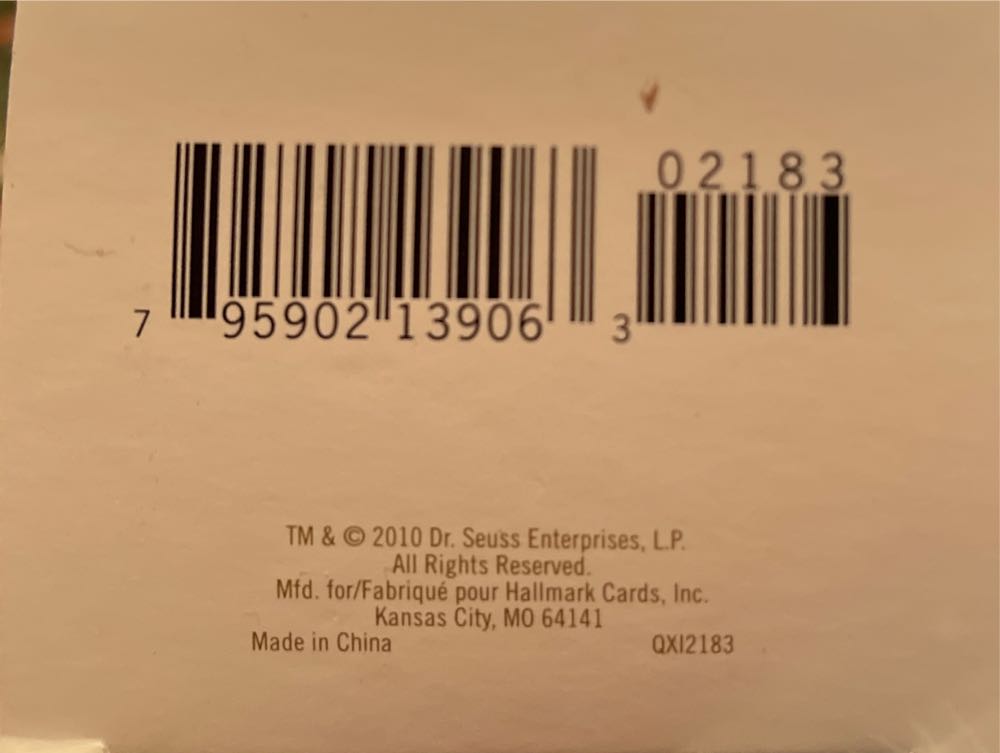 Grinch All I Need Is A Reindeer - Dr. Seuss’s How the Grinch Stole Christmas! (Dr. Seuss) ornament collectible [Barcode 795902139063] - Main Image 3