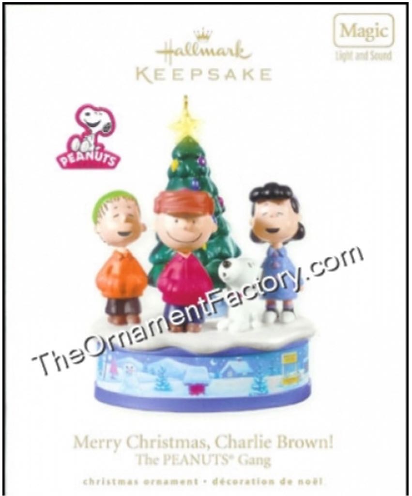 Merry Christmas, Charlie Brown! - The Peanuts Gang (Peanuts) ornament collectible [Barcode 795902140779] - Main Image 2