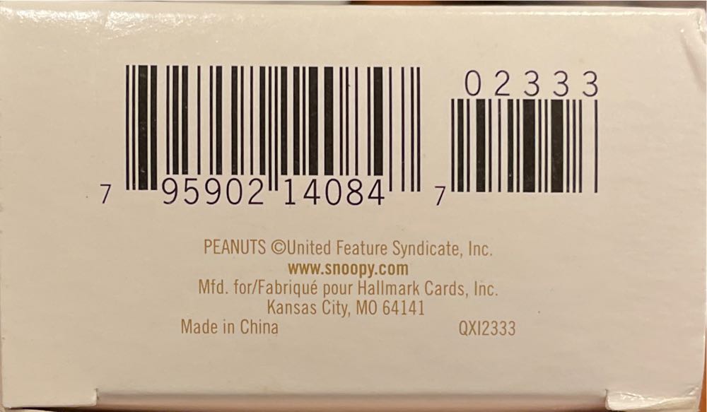 A Pair Of Aces - The Peanuts Gang (Peanuts) ornament collectible [Barcode 795902140847] - Main Image 3