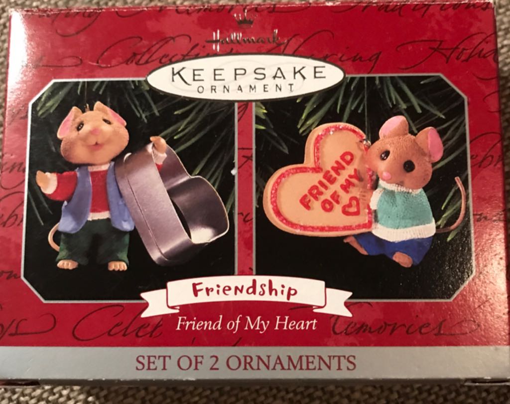 Friend Of My Heart - None (Friendship, Food, Mice) ornament collectible [Barcode 015012437874] - Main Image 2