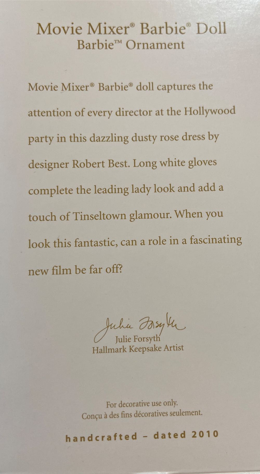 Barbie - Movie Mixer Barbie Doll - Barbie (Barbie) ornament collectible [Barcode 795902141547] - Main Image 3