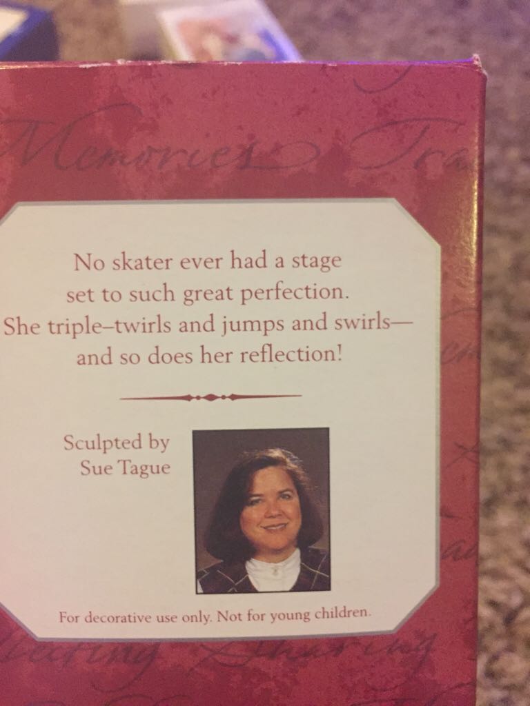 Compact Skater - Ice Skater (Ice Skating) ornament collectible [Barcode 015012437942] - Main Image 2