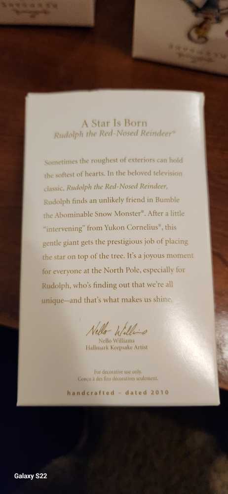 Rudolph: A Star Is Born - Rudolph The Red-Nosed Reindeer (Rudolph The Red-Nosed Reindeer) ornament collectible [Barcode 795902144791] - Main Image 3