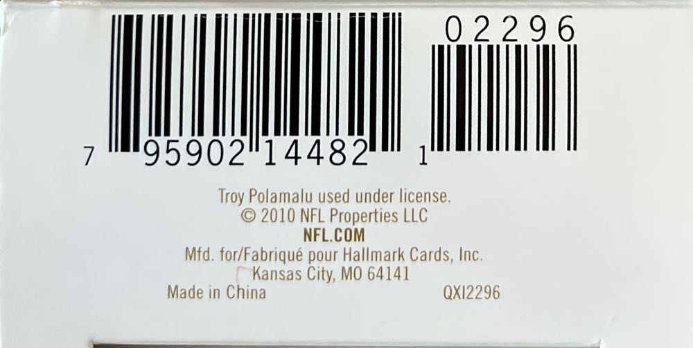 #16a Troy Polamalu - Football Legends (Sports) ornament collectible [Barcode 795902144821] - Main Image 3