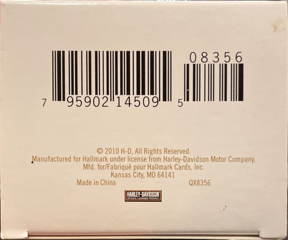 12 - 2009 Softail Cross Bones - Harley-Davidson Motorcycle Milestones (Harley Davidson Motorcycles) ornament collectible [Barcode 795902145095] - Main Image 3