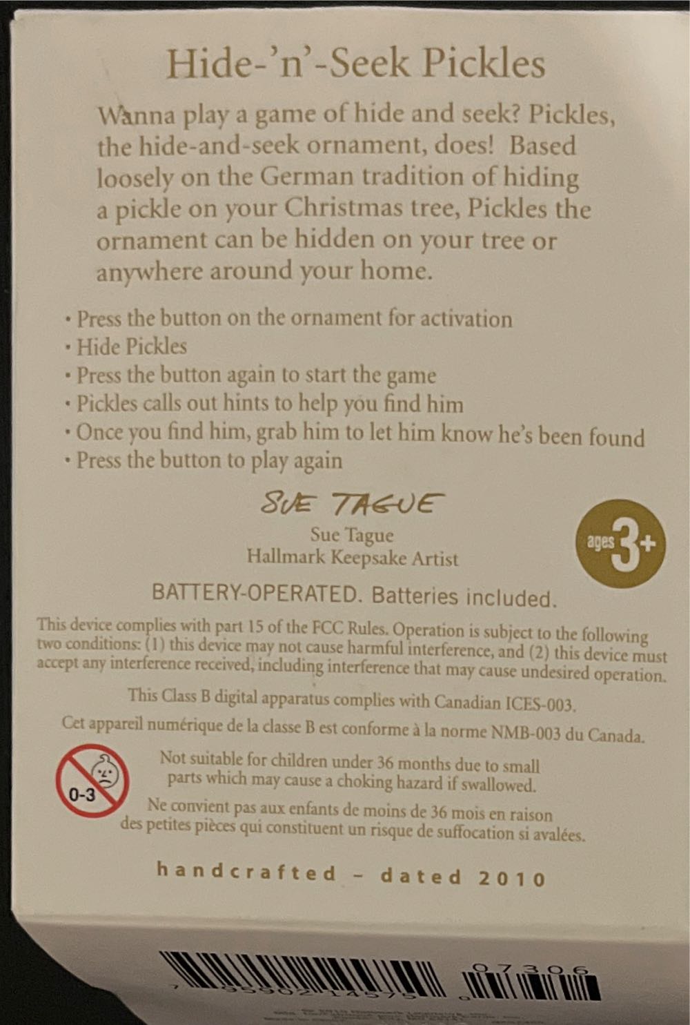 Hide-’n’-seek Pickles - Peekbusters (Peekbusters) ornament collectible [Barcode 795902145750] - Main Image 4