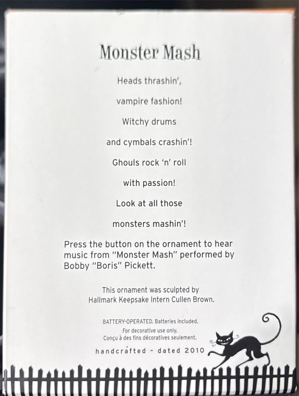 Halloween Collection Monster Mash - Halloween (Halloween) ornament collectible [Barcode 795902146191] - Main Image 2