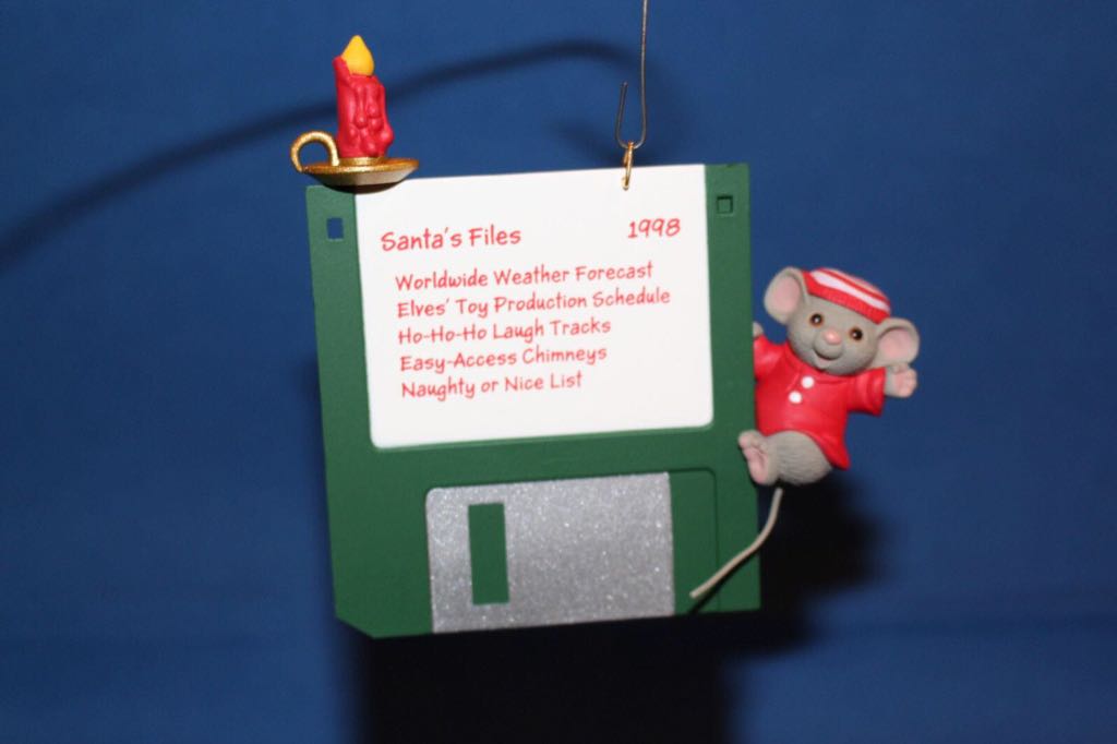 Checking Santa’s Files - Animals (Miscellaneous) ornament collectible [Barcode 015012438031] - Main Image 2