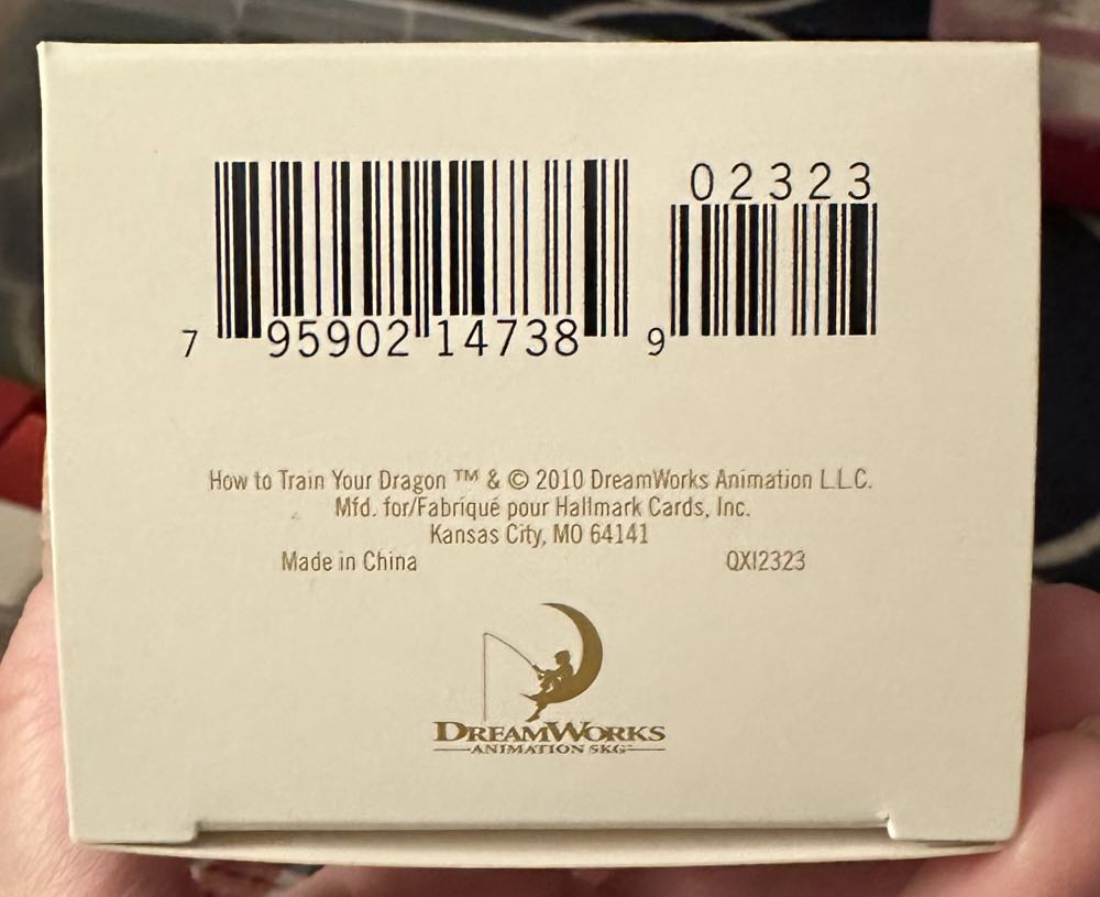 How to Train Your Dragon - How to train your dragon (Dreamworks) ornament collectible [Barcode 795902147389] - Main Image 3