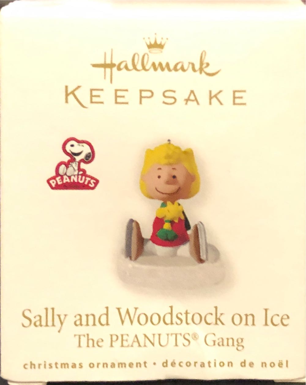 Sally and Woodstock On Ice - Peanuts Gang On Ice (Peanuts) ornament collectible [Barcode 795902150761] - Main Image 4