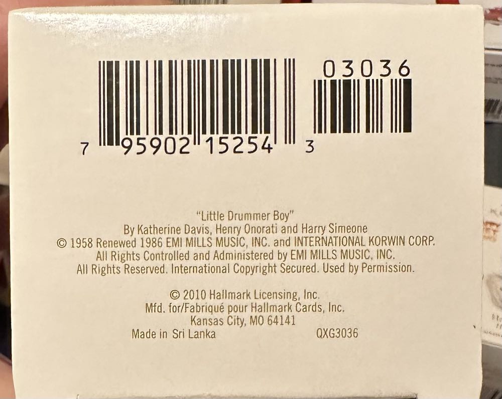 Little Drummer Boy - Little Drummer Boy (Little Drummer Boy) ornament collectible [Barcode 795902152543] - Main Image 3