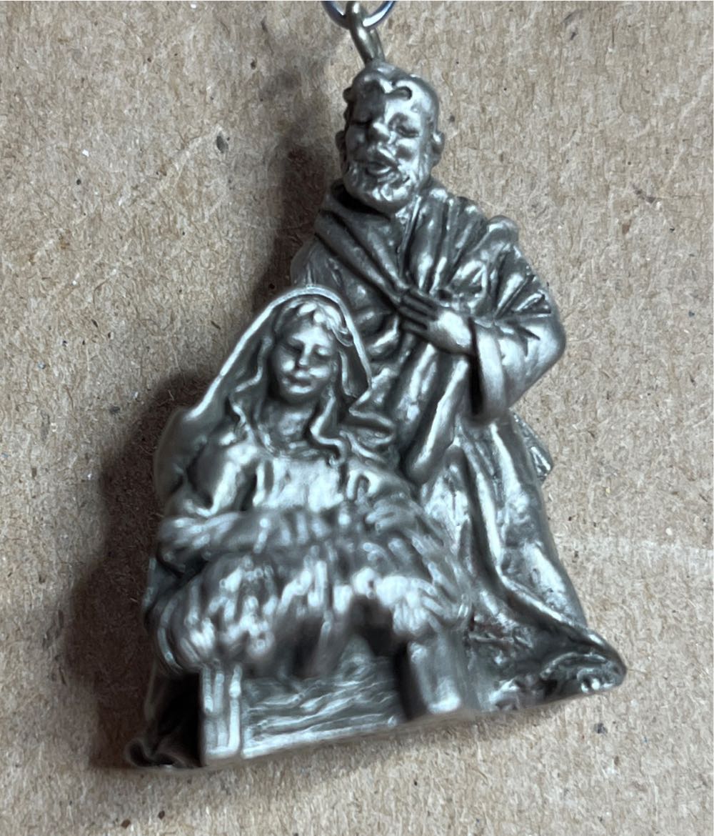 The Nativity #1 - The Nativity (Nativity, Pewter) ornament collectible [Barcode 015012449198] - Main Image 3