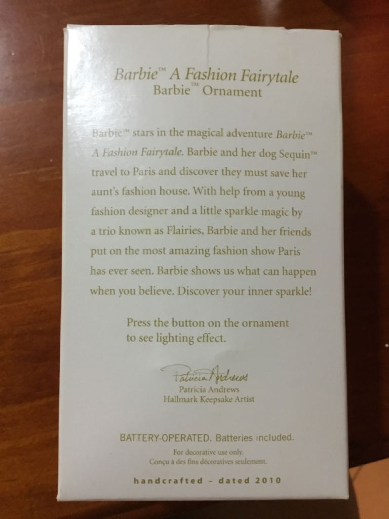 Barbie A Fashion Fairytale - Barbie (Barbie) ornament collectible [Barcode 795902158804] - Main Image 2