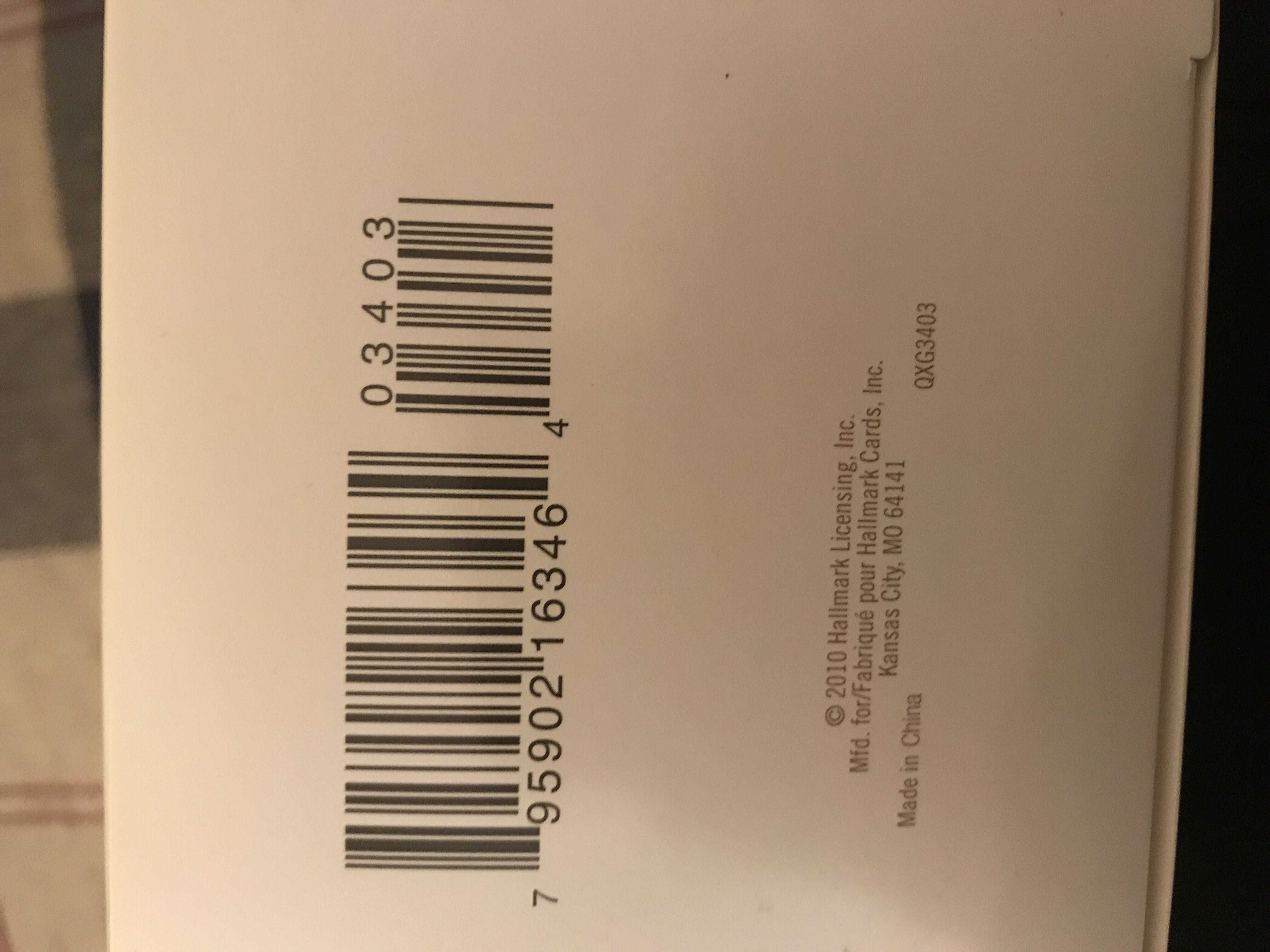 100 Years Of Helping You Say It All 2010 - Hallmark Keepsake (Christmas Tree) ornament collectible [Barcode 795902163464] - Main Image 3