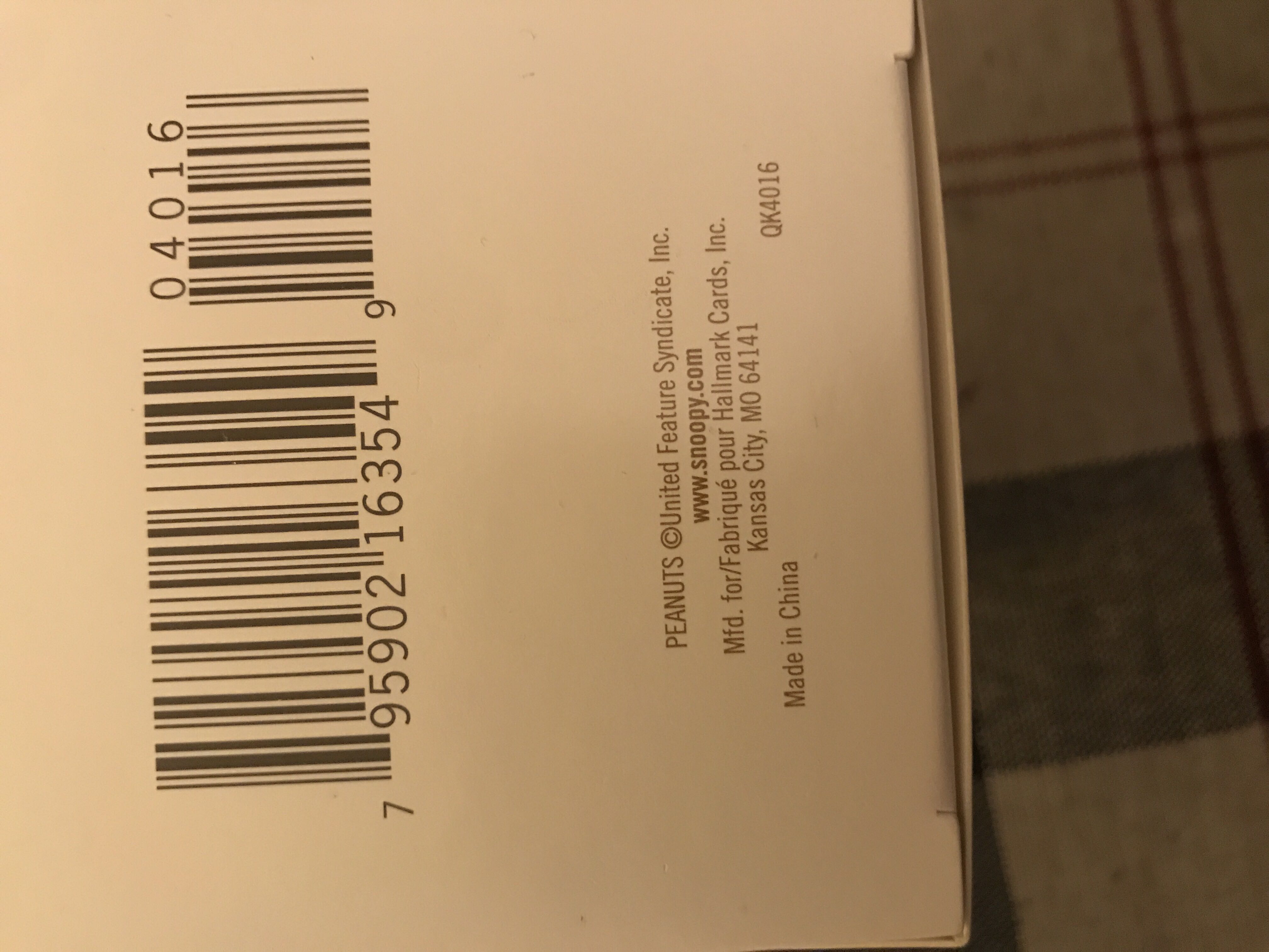 Snoopy 60 Years of “Suite-ness” - Peanuts (The Peanuts Gang, MAGIC) ornament collectible [Barcode 795902163549] - Main Image 2