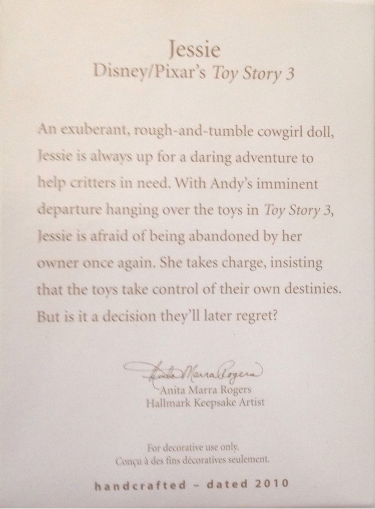 Jessie - Toy Story 3 (Disney) ornament collectible [Barcode 795902163976] - Main Image 2