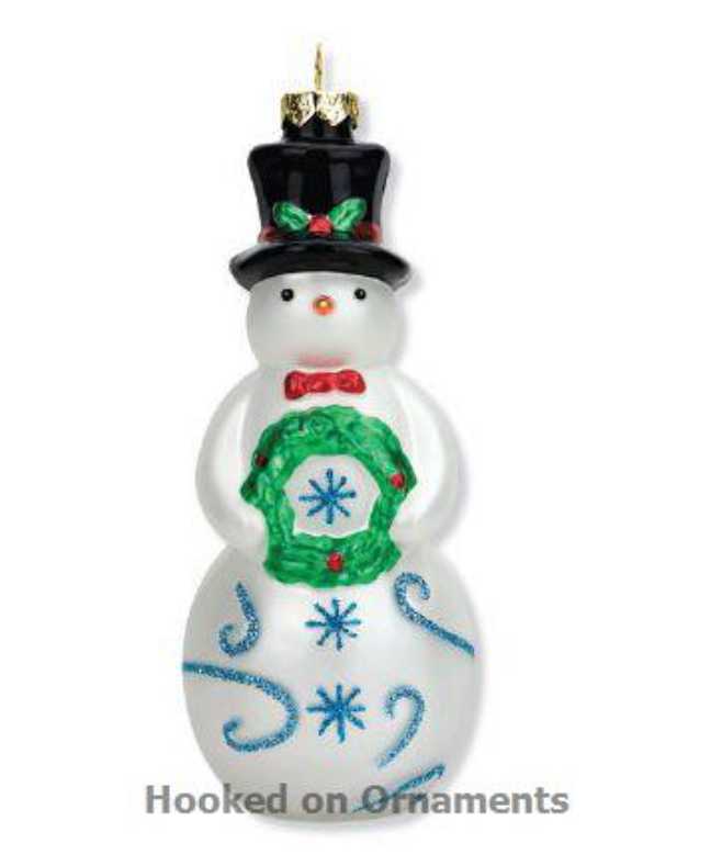 Tip-Top Snowman - Tip-Top Snowman (Snowman, Glass) ornament collectible [Barcode 795902165345] - Main Image 3