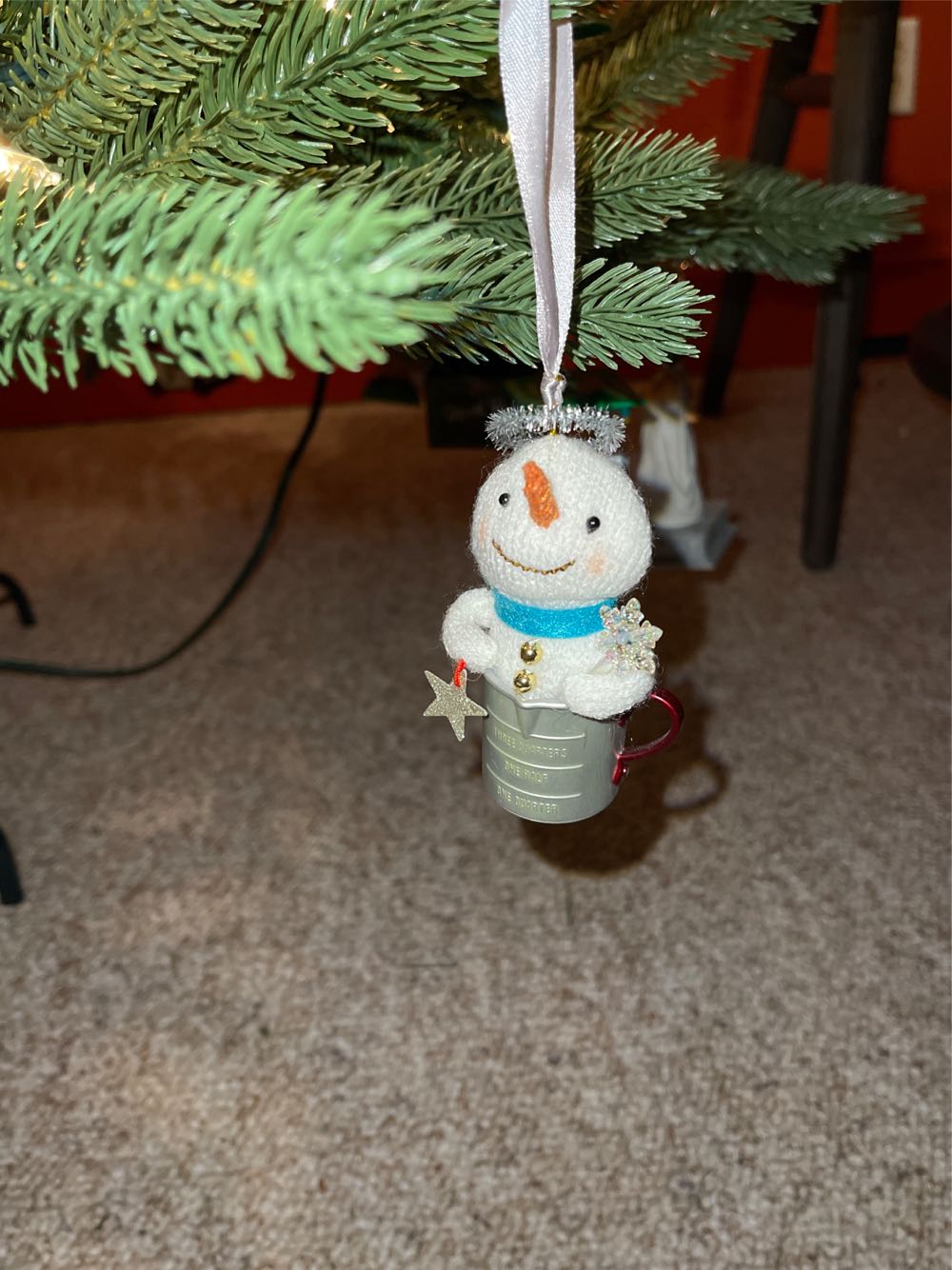 A Cupful Of Wishes - Baking (Snowman) ornament collectible [Barcode 795902169671] - Main Image 4