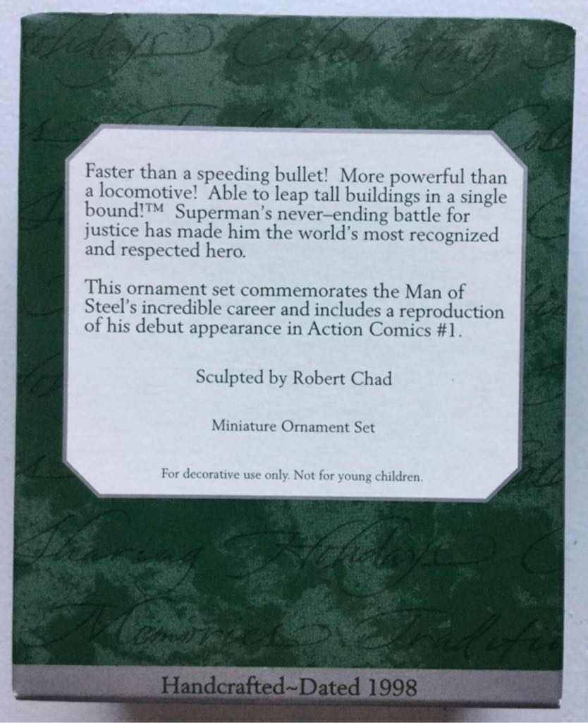 Superman - Marvel (Superman) ornament collectible [Barcode 015012455069] - Main Image 2
