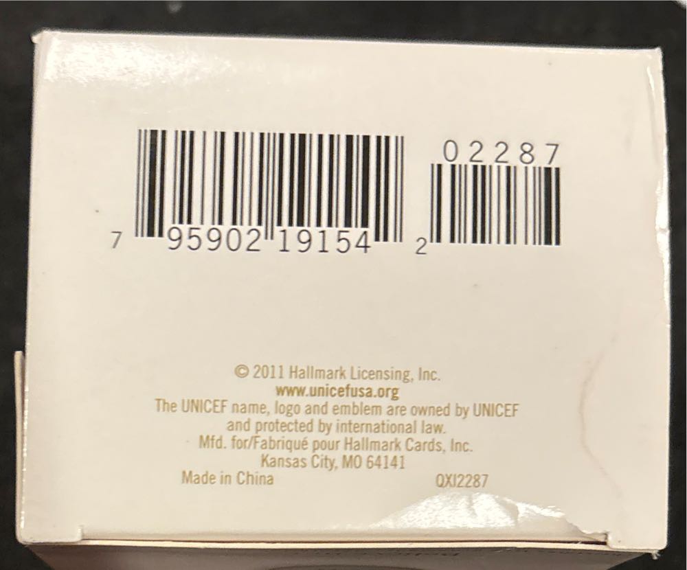 Believe In Peace - Unicef ornament collectible [Barcode 795902191542] - Main Image 4