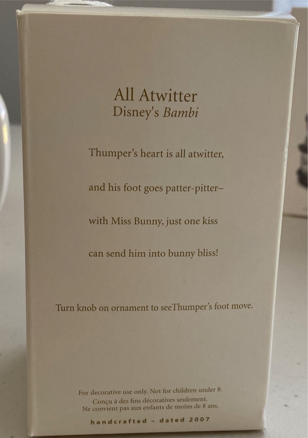 All Atwitter - Disney Bambi (Disney) ornament collectible [Barcode 015012000993] - Main Image 2
