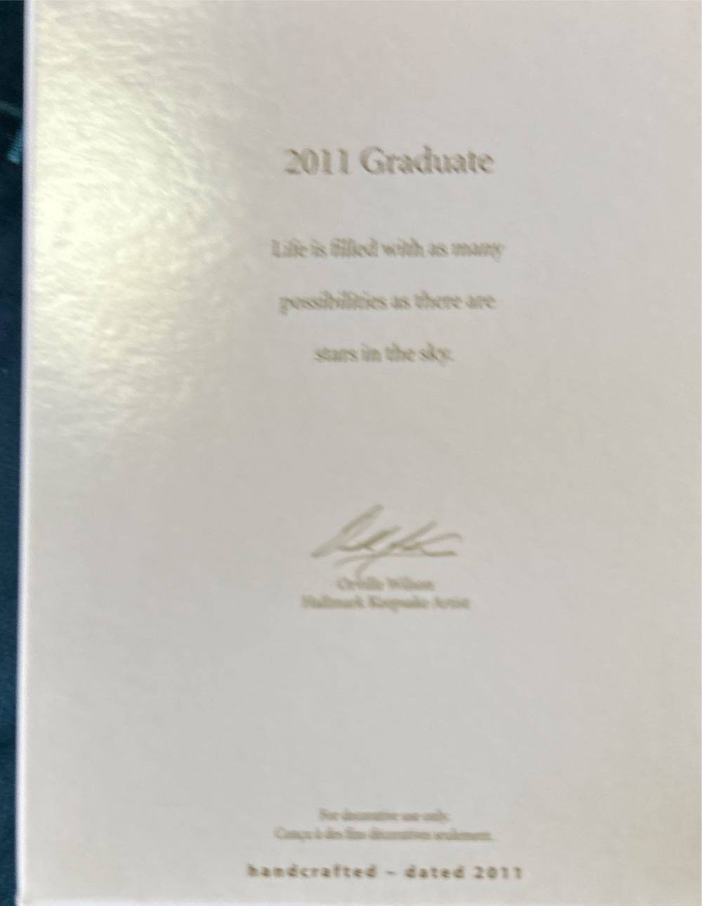 2011 Graduate  (Keepsake) ornament collectible [Barcode 795902197414] - Main Image 2