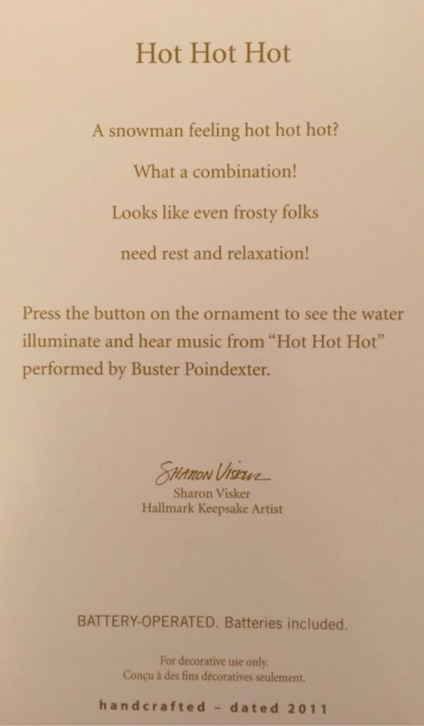 Hot Hot Hot - Magic (Keepsake Ornament) ornament collectible [Barcode 795902197469] - Main Image 2