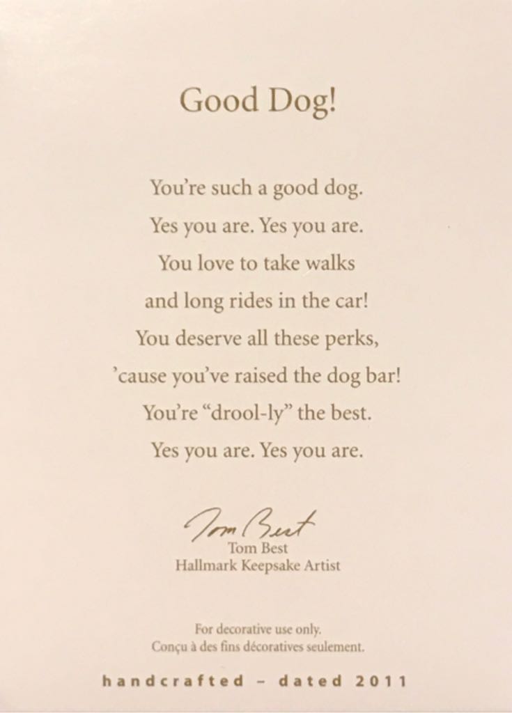 Good Dog - Pets (Dog Frame) ornament collectible [Barcode 795902198046] - Main Image 2