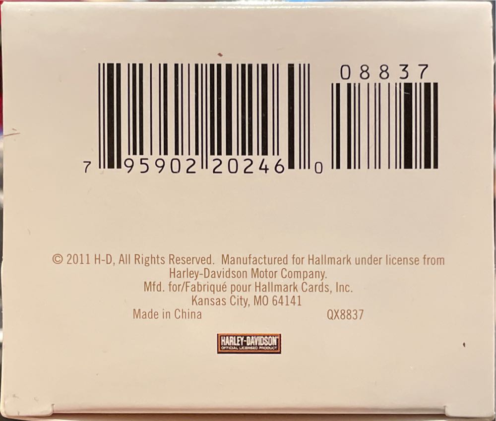 2010 VRAC V-Rod Muscle QX8837 - Harley-Davidson Motorcycle Milestones (Harley Davidson Motorcycles) ornament collectible [Barcode 795902202460] - Main Image 3