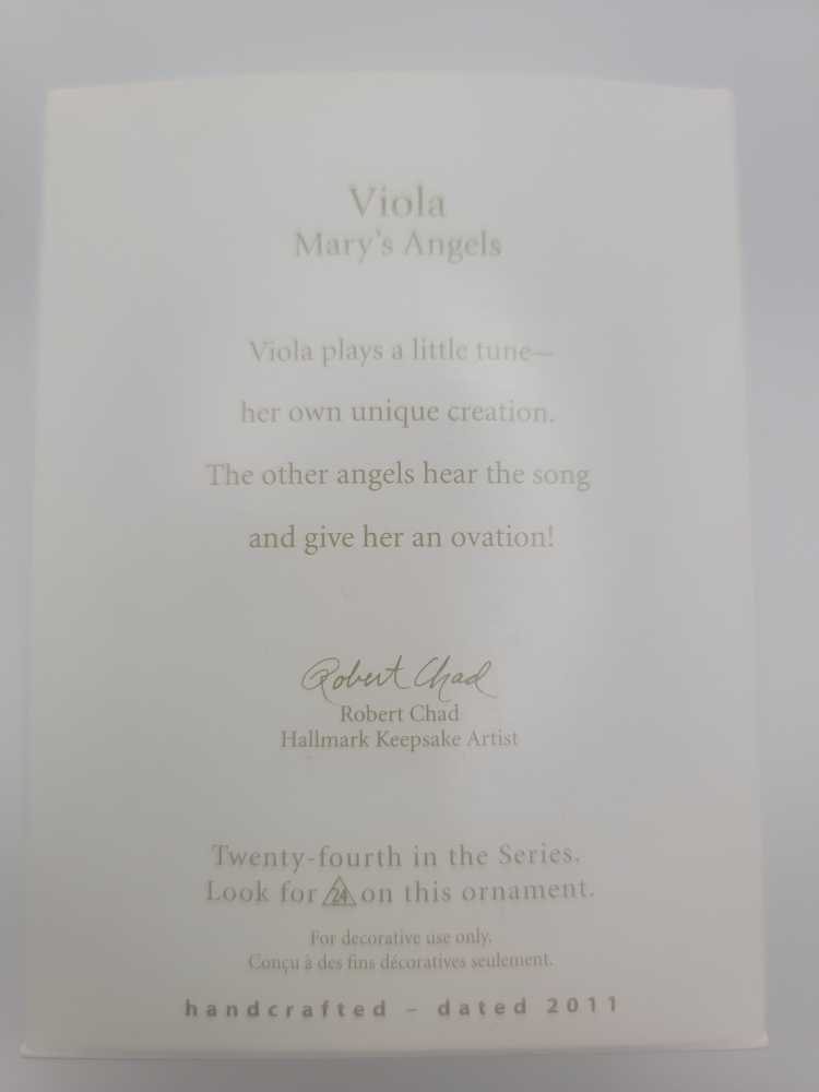 Mary’s Angels 24 - Viola - Mary’s Angels (Angel) ornament collectible [Barcode 795902203313] - Main Image 4