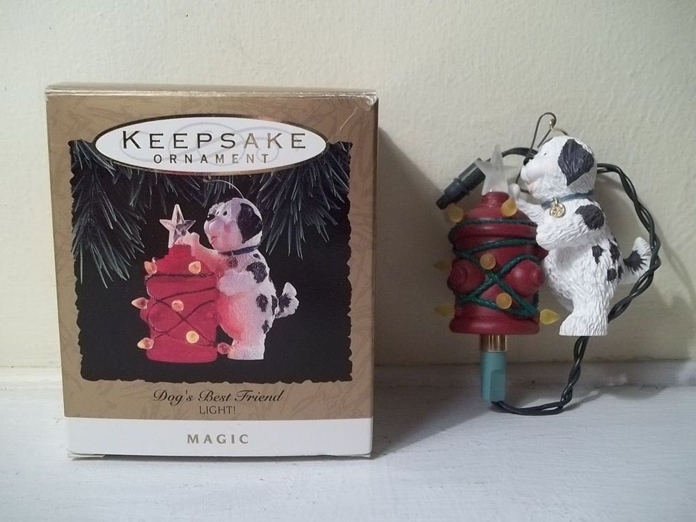 Dog’s Best Friend  ornament collectible [Barcode 015012026177] - Main Image 1