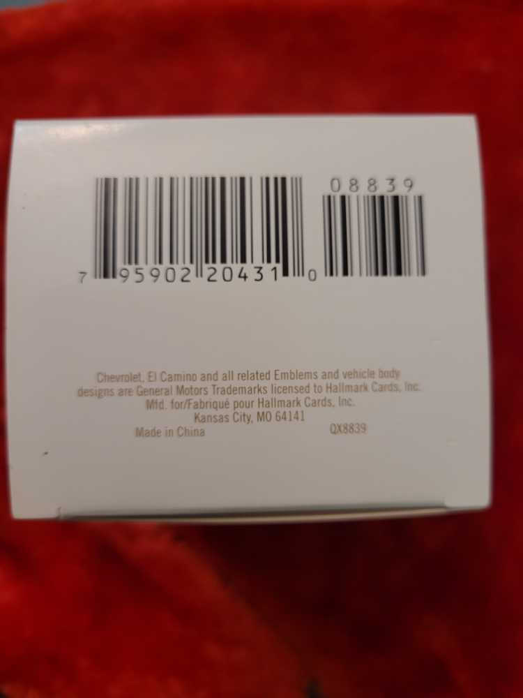 1970 Chevrolet El Camino SS - All-American Trucks (Trucks) ornament collectible [Barcode 795902204310] - Main Image 3