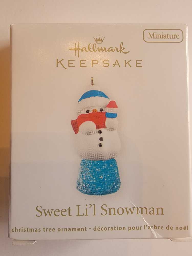 Sweet Li’l Snowman - Mini Gum Drop (Gumdrop, Snowman, Mini) ornament collectible [Barcode 795902204662] - Main Image 2