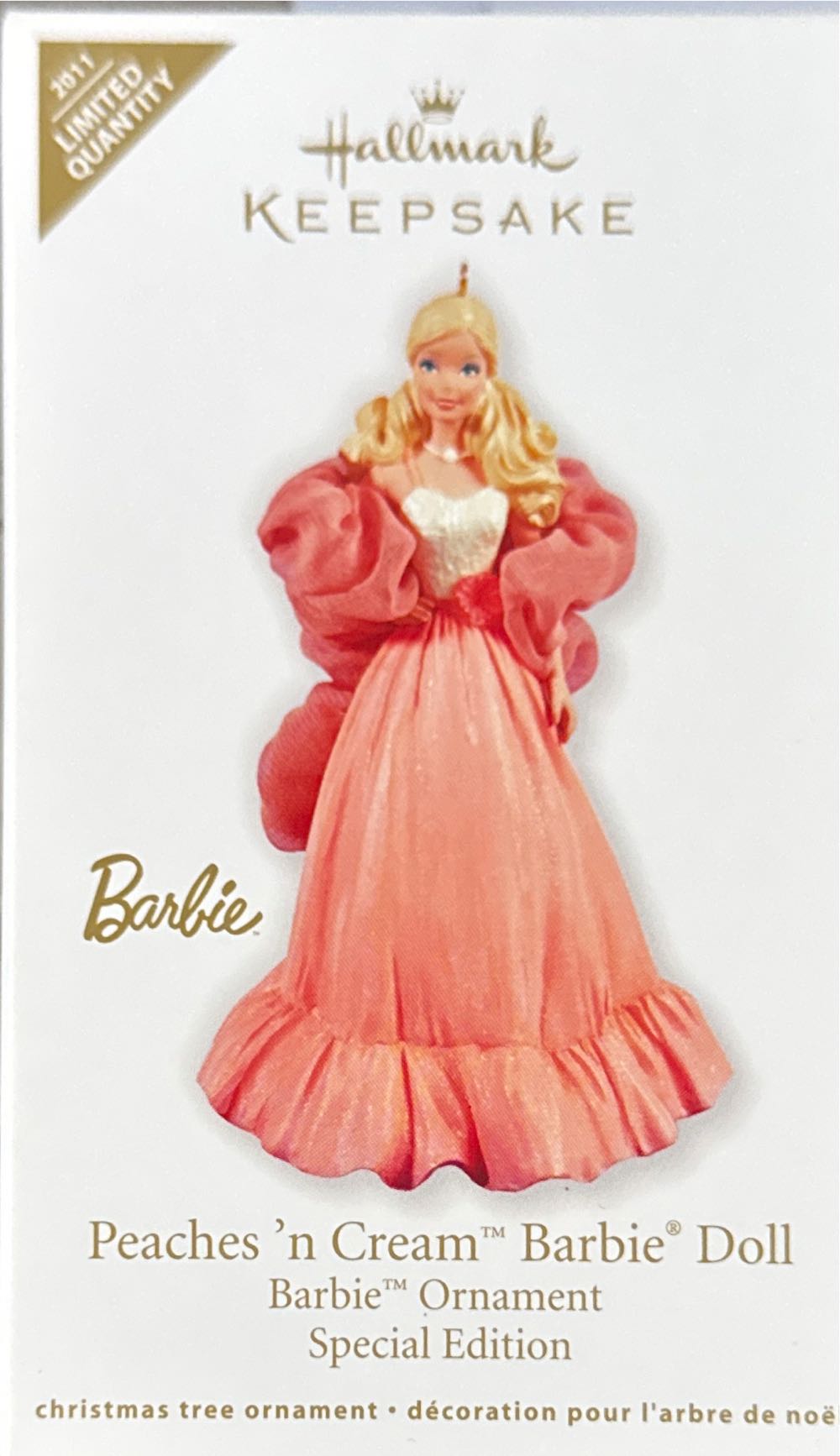 Barbie Peaches’ N Cream Barbie Doll - Barbie (Barbie Ornament) ornament collectible [Barcode 795902205331] - Main Image 4