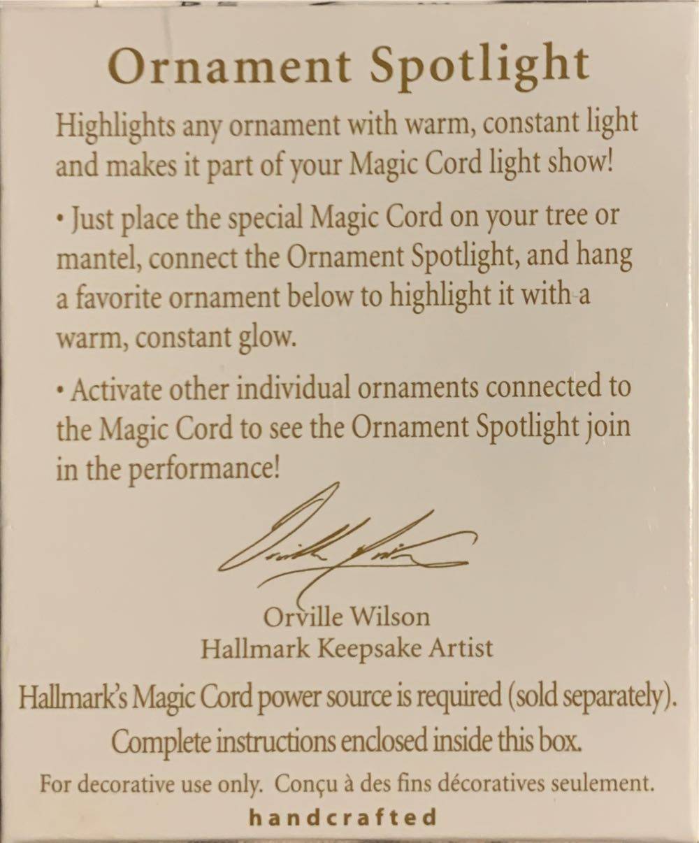 Ornament Spotlight - Magic Cord (Snowflake, Ornament Hook, Magic Cord) ornament collectible [Barcode 795902206277] - Main Image 2