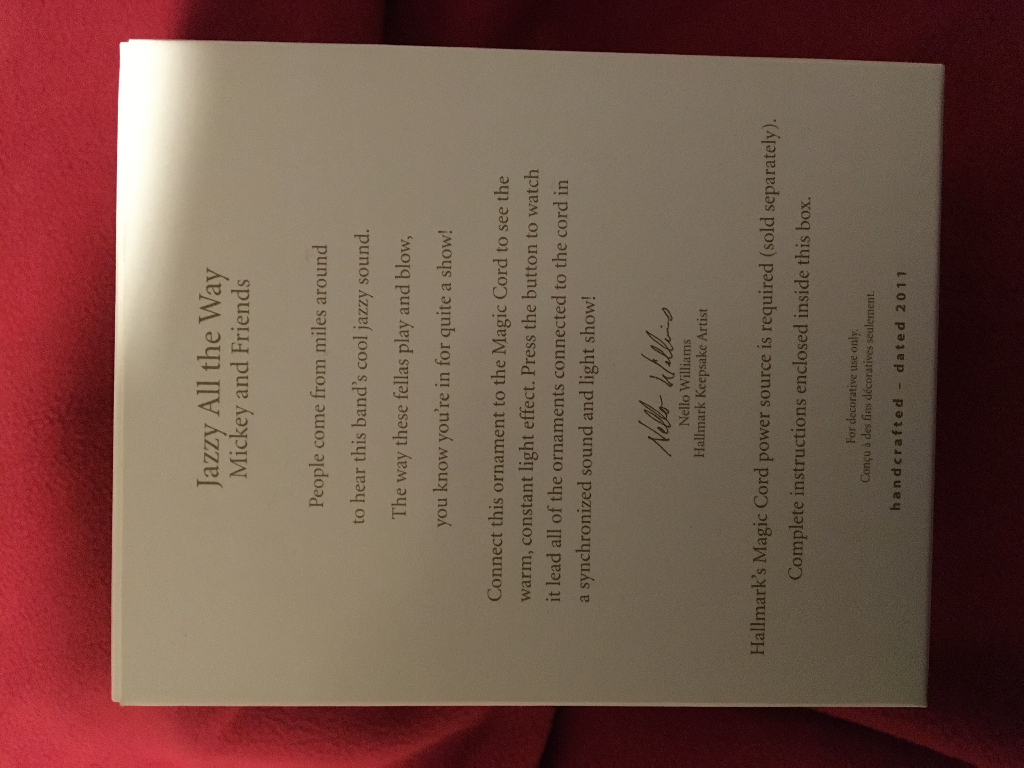 Disney Mickey and Friends - Jazzy All The Way - Disney Mickey and Friends (Disney - Light, Sound, & Motion) ornament collectible [Barcode 795902206895] - Main Image 2