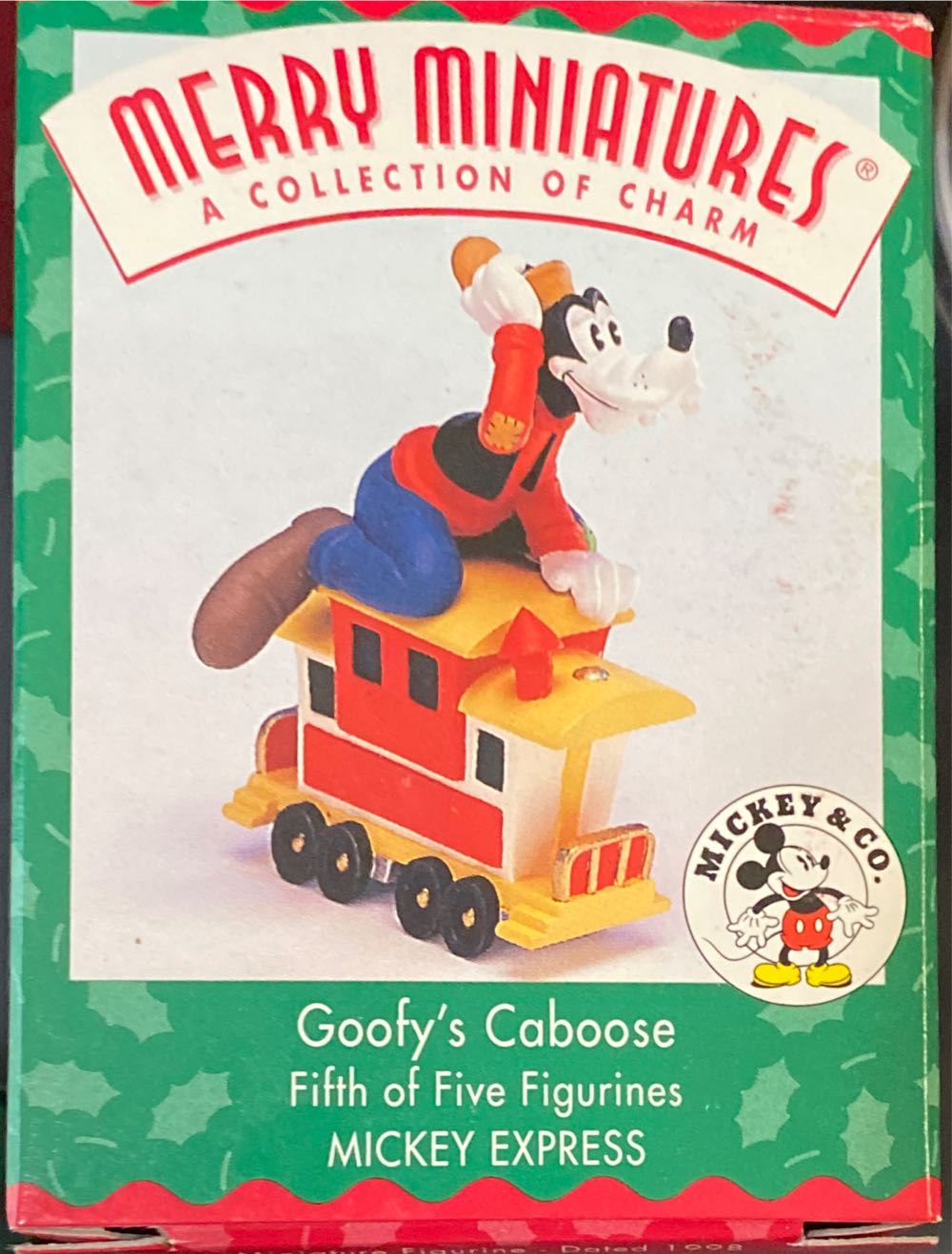 Goofy’s Caboose - Disney Mickey’s Express (Miniature) ornament collectible [Barcode 015012469912] - Main Image 2