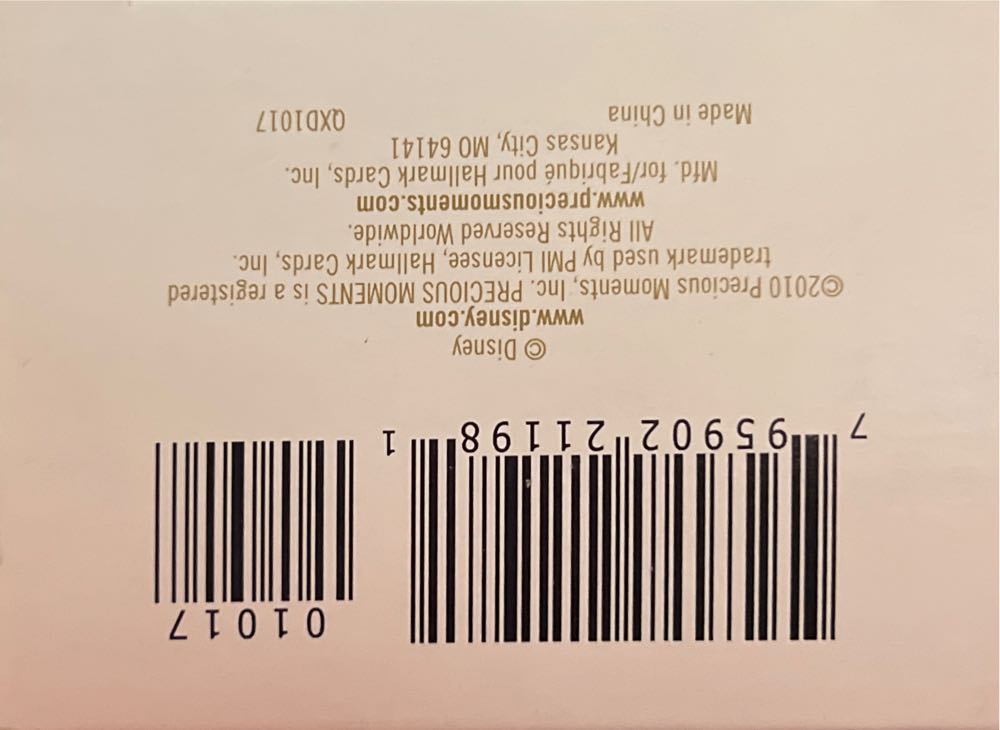 DPM 2011 Cinderella - Precious Moments (Disney Precious Moments) ornament collectible [Barcode 795902211981] - Main Image 3