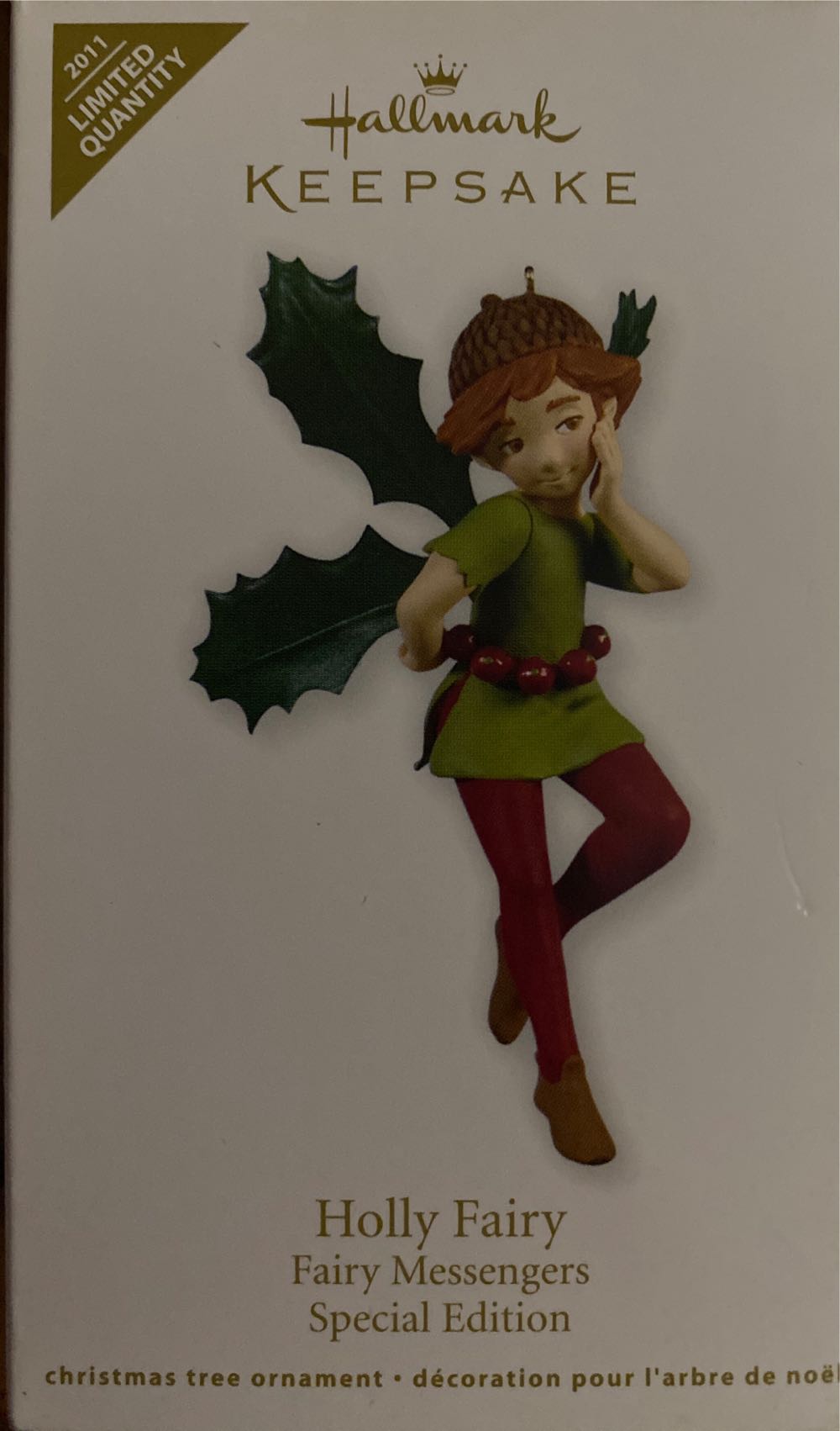 Holly Fairy - Fairy Messengers (Fairy) ornament collectible [Barcode 795902212636] - Main Image 3