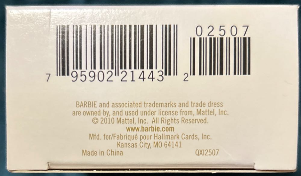 Rockin’ Barbie - Barbie Ornament (Barbie) ornament collectible [Barcode 795902214432] - Main Image 3