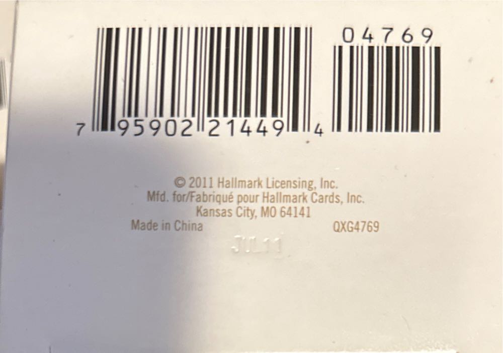 Lumpy The Coal - Magic Sound (Keepsake) ornament collectible [Barcode 795902214494] - Main Image 3