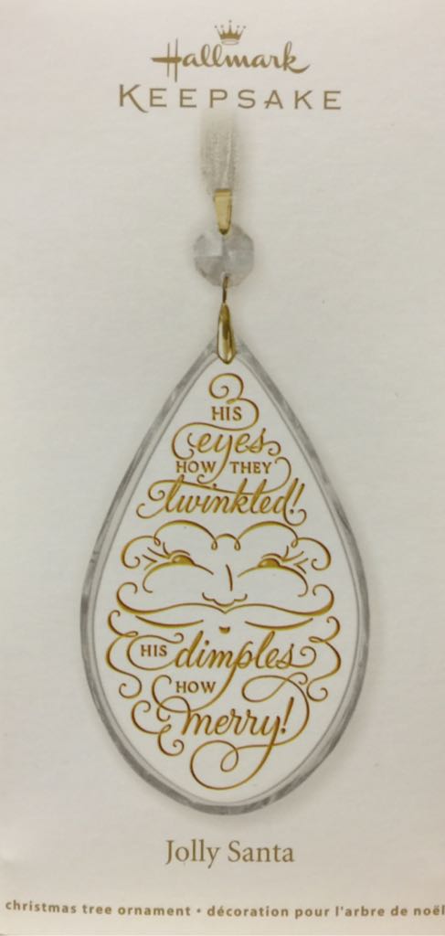 Jolly Santa - Santa (Miscellaneous) ornament collectible [Barcode 795902220266] - Main Image 2