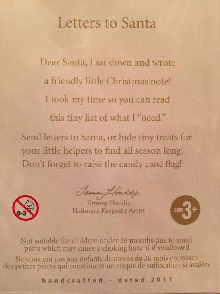 Letters To Santa  (Interactive Fun) ornament collectible [Barcode 795902224295] - Main Image 2