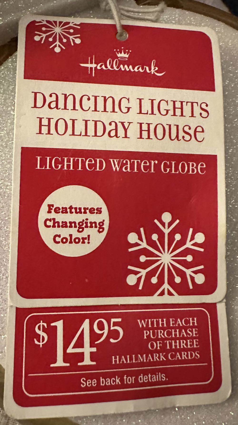 Dancing Lights Holiday House  (Magic Light And Sound) ornament collectible [Barcode 795902230890] - Main Image 3