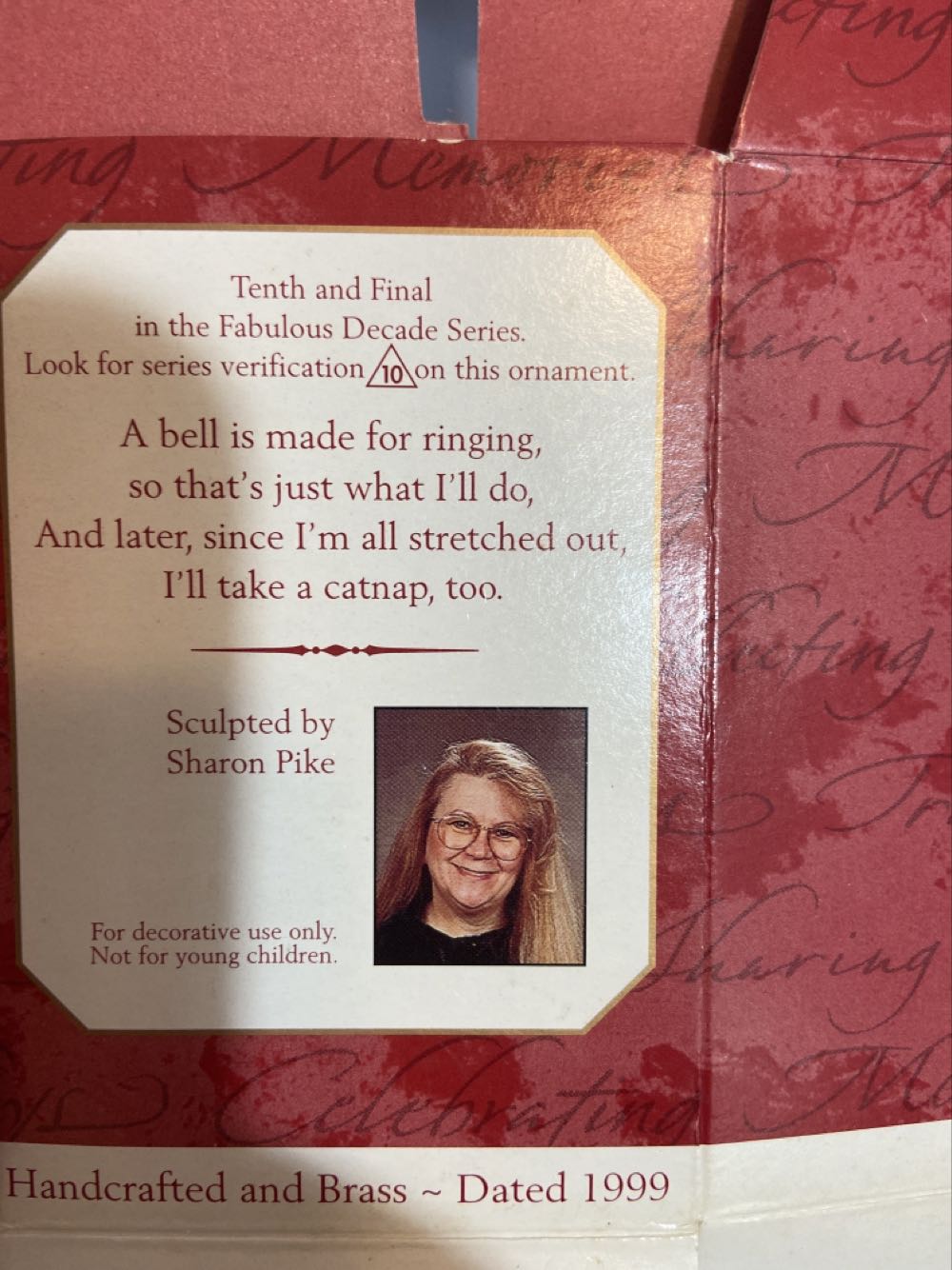 Fabulous Decade #10: 1999 - Fabulous Decade (Hanging Ornament) ornament collectible [Barcode 015012478679] - Main Image 2