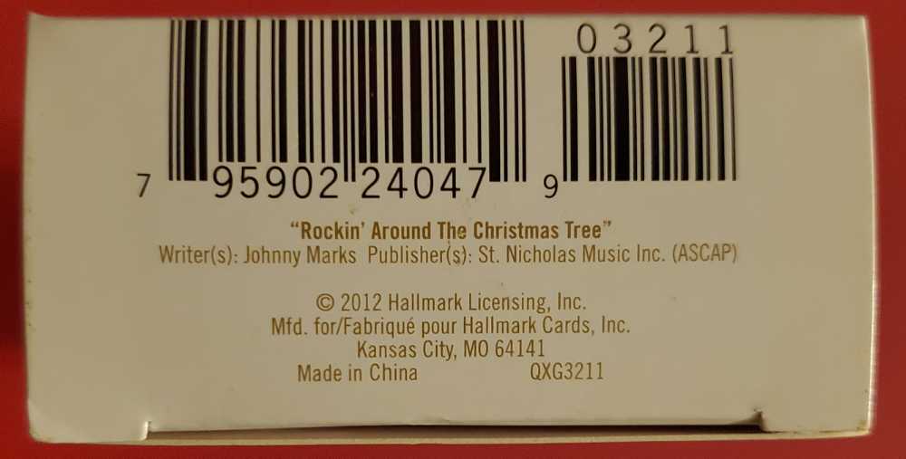 Guitar - Rockin’ Around The Christmas Tree - Guitars (Music) ornament collectible [Barcode 795902240479] - Main Image 4